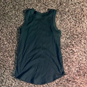 Sleeveless Navy Tank Top
